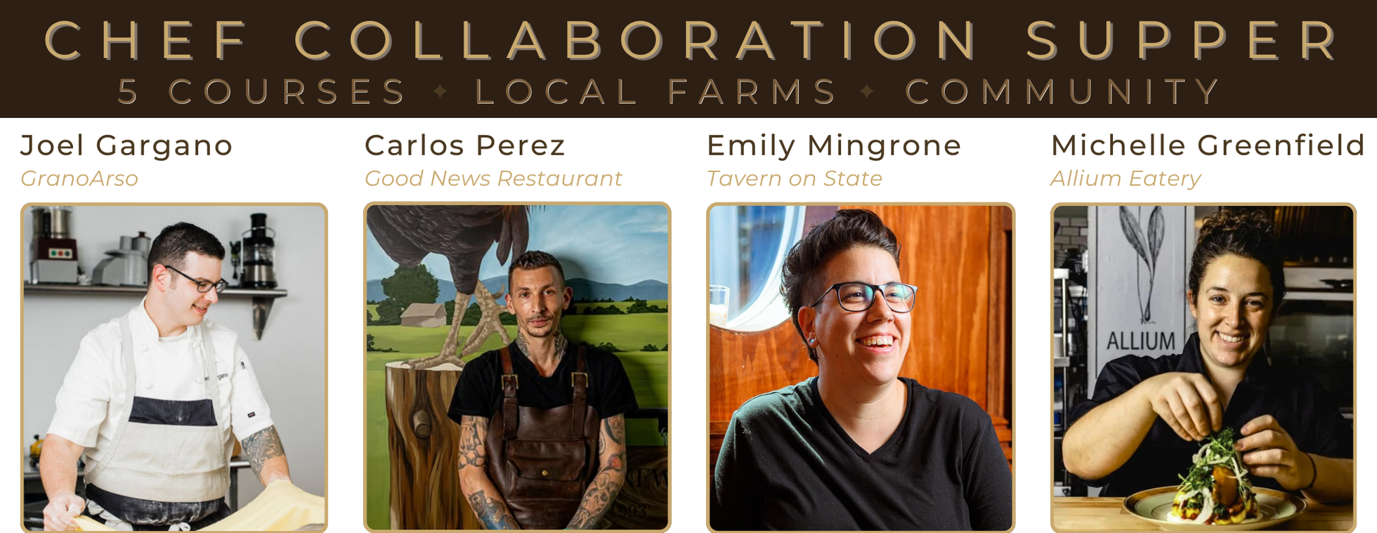 A Celebration of Connecticut's Table: Chef Collaboration to Benefit Real Food CT